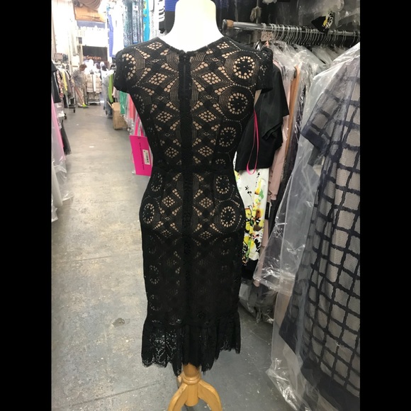 Betsey Johnson dress black lace NWT - Picture 2 of 8